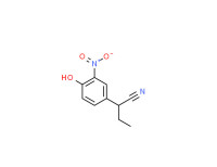 2-(4-hydroxy-3-nitrophenyl)butyronitrile