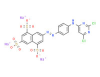 Trisodium 7-[[4-[(2,6-dichloro-4-pyrimidinyl)amino]phenyl]azo]naphthalene-1,3,5-trisulphonate