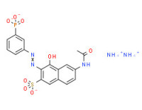 Diammonium 6-acetamido-4-hydroxy-3-[(3-phosphonatophenyl)azo]naphthalene-2-sulphonate