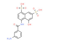 4-[(3-aminobenzoyl)amino]-5-hydroxynaphthalene-1,7-disulphonic acid
