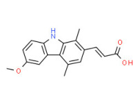 3-(6-methoxy-1,4-dimethyl-9H-carbazol-2-yl)acrylic acid