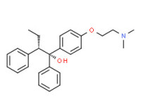 (R*,R*)-(±)-a-[4-[2-(dimethylamino)ethoxy]phenyl]-ß-ethyl-a-phenylphenethyl alcohol