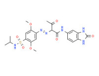 N-(2,3-dihydro-2-oxo-1H-benzimidazol-5-yl)-2-[[4-[[isopropylamino]sulphonyl]-2,5-dimethoxyphenyl]azo]-3-oxobutyramide