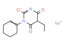 Sodium 1-(1-cyclohexen-1-yl)-5-ethylbarbiturate