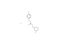 (1-methyl-3-piperidinyl)methyl (4-chlorophenoxy)acetate hydrochloride
