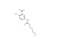 N-(3-acetyl-4-hydroxyphenyl)heptan-1-amide