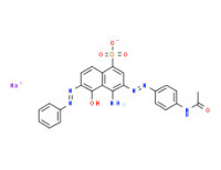 Sodium 3-[(4-acetamidophenyl)azo]-4-amino-5-hydroxy-6-(phenylazo)naphthalene-1-sulphonate