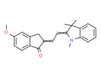 2-[(1,3-dihydro-1,3,3-trimethyl-2H-indol-2-ylidene)ethylidene]-5-methoxyindan-1-one