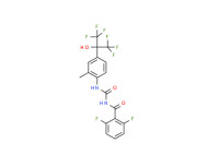 2,6-difluoro-N-[[[2-methyl-4-[2,2,2-trifluoro-1-hydroxy-1-(trifluoromethyl)ethyl]phenyl]amino]carbonyl]benzamide