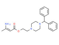 2-(4-diphenylmethyl-1-piperazinyl)ethyl 3-aminocrotonate