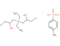Bis(3-chloro-2-hydroxypropyl)diethylammonium toluene-p-sulphonate