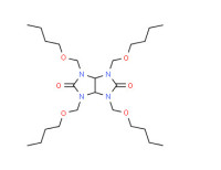 1,3,4,6-tetrakis(butoxymethyl)tetrahydroimidazo[4,5-d]imidazole-2,5(1H,3H)-dione