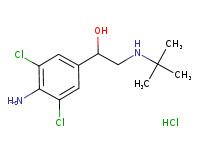 (±)-4-amino-a-[(tert-butylamino)methyl]-3,5-dichlorobenzyl alcohol monohydrochloride