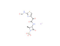 Potassium (2S-trans)-3-[[[2-(formylamino)thiazol-4-yl]oxoacetyl]amino]-2-methyl-4-oxoazetidine-1-sulphonate