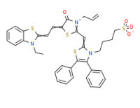 3-allyl-2-[[4,5-diphenyl-3-(4-sulphonatobutyl)thiazol-2(3H)-ylidene]methyl]-5-[(3-ethylbenzothiazol-2(3H)-ylidene)ethylidene]-4-oxothiazolium