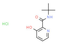 N-(tert-butyl)-3-hydroxypyridine-2-carboxamide monohydrochloride