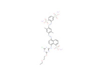 Trisodium 2-[[4-[[4-[[4-chloro-6-(2-ethoxyethoxy)-1,3,5-triazin-2-yl]amino]-5-sulphonato-1-naphthyl]azo]-2,5-dimethylphenyl]azo]benzene-1,4-disulphonate