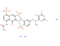 4-(acetylamino)-6-[[5-[[(5-chloro-2,6-difluoro-4-pyrimidinyl)methylamino]methyl]-2-sulphophenyl]azo]-5-hydroxynaphthalene-1,7-disulphonic acid, sodium salt