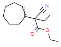 Ethyl a-cyano-a-ethyl-1-cyclohepten-1-acetate