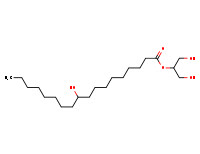 10-hydroxyoctadecanoic acid, monoester with glycerol