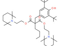 Bis[2-(2,2,6,6-tetramethylpiperidyl)ethyl] [[3,5-bis(1,1-dimethylethyl)-4-hydroxyphenyl]methyl]butylmalonate
