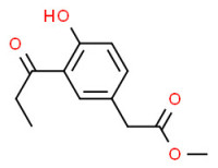 Methyl 4-hydroxy-3-(1-oxopropyl)phenylacetate