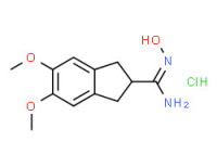 2,3-dihydro-N-hydroxy-5,6-dimethoxy-1H-indene-2-carboxamidine monohydrochloride