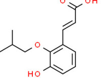 3-[3-hydroxy(2-methylpropoxy)phenyl]acrylic acid