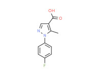 1-(4-fluorophenyl)-5-methylpyrazole-4-carboxylic acid