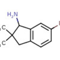 6-bromo-2,2-dimethyl-1,3-dihydroinden-1-amine
