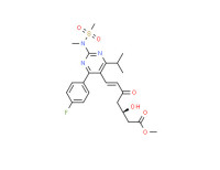 (R,E)-Methyl 7-[4-(4-fluorophenyl)-6-isopropyl-2-(N-methylmethylsulfonamido)pyrimidin-5-yl]-3-hydroxy-5-oxohept-6-enoate