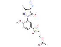 2-[5-[[2-(acetoxy)ethyl]sulphonyl]-2-methoxyphenyl]-2,4-dihydro-5-methyl-4-[(2-nitrophenyl)azo]-3H-pyrazol-3-one