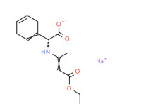 Sodium (R)-a-[(3-ethoxy-1-methyl-3-oxo-1-propenyl)amino]cyclohexa-1,4-diene-1-acetate