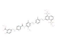 Trisodium 5-[[4-[[[4-[[4-[(4,8-disulphonato-2-naphthyl)azo]-3-methylphenyl]azo]-2-methoxy-5-methylphenyl]amino]carbonyl]phenylazo]salicylate