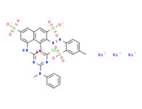 Trisodium 5-[[4-chloro-6-(methylphenylamino)-1,3,5-triazin-2-yl]amino]-4-hydroxy-3-[(4-methyl-2-sulphonatophenyl)azo]naphthalene-2,7-disulphonate