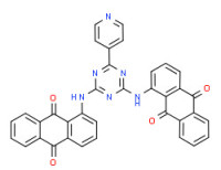 1,1'-[[6-(pyridin-4-yl)-1,3,5-triazine-2,4-diyl]diimino]bisanthraquinone