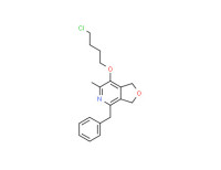 4-benzyl-7-(4-chlorobutoxy)-1,3-dihydro-6-methylfuro[3,4-c]pyridine