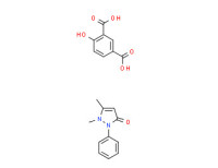 4-hydroxyisophthalic acid, compound with 1,2-dihydro-1,5-dimethyl-2-phenyl-3H-pyrazol-3-one