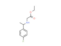 Ethyl (±)-N-[1-(4-fluorophenyl)ethyl]aminoacetate