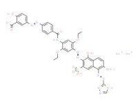 Disodium 5-[[4-[[[4-[[6-amino-1-hydroxy-3-sulphonato-5-(1H-1,2,4-triazole-3-ylazo)-2-naphthyl]azo]-2,5-diethoxyphenyl]amino]carbonyl]phenyl]azo]salicylate