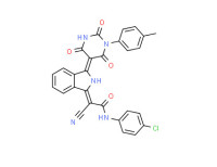 N-(p-chlorophenyl)-2-cyano-2-[2,3-dihydro-3-[tetrahydro-2,4,6-trioxo-1-p-tolylpyrimidin-5(2H)-ylidene]-1H-isoindol-1-ylidene]acetamide