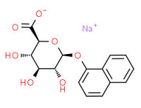 ß-d-Glucopyranosiduronic acid, 1-naphthalenyl, monosodium salt