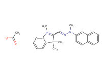 1,3,3-trimethyl-2-[(methyl-2-naphthylhydrazono)methyl]-3H-indolium acetate