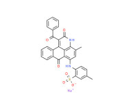 Sodium 4-[(1-benzoyl-2,7-dihydro-4-methyl-2,7-dioxo-3H-dibenz[f,ij]isoquinolin-6-yl)amino]toluene-3-sulphonate