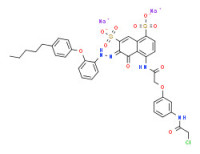 Disodium 4-[[[3-[(chloroacetyl)amino]phenoxy]acetyl]amino]-5-hydroxy-6-[[2-(4-pentylphenoxy)phenyl]azo]naphthalene-1,7-disulphonate