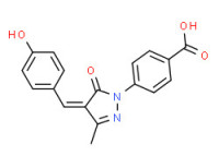 4-[4,5-dihydro-4-[(4-hydroxyphenyl)methylene]-3-methyl-5-oxo-1H-pyrazol-1-yl]benzoic acid