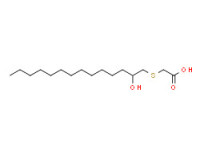 [(2-hydroxytetradecyl)thio]acetic acid