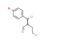 2-[(4-bromophenyl)chloromethylene]-4-chlorobutyraldehyde