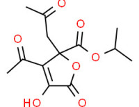 1-methylethyl 3-acetyl-2,5-dihydro-4-hydroxy-5-oxo-2-(2-oxopropyl)-2-furoate