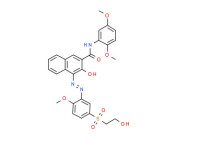 N-(2,5-dimethoxyphenyl)-3-hydroxy-4-[[5-[(2-hydroxyethyl)sulphonyl]-2-methoxyphenyl]azo]naphthalene-2-carboxamide